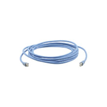 Cable de red azul Cat6a modelo C-UNIKAT-100 de Kramer Electronics, longitud de 30.5 metros, SKU 99-3460100