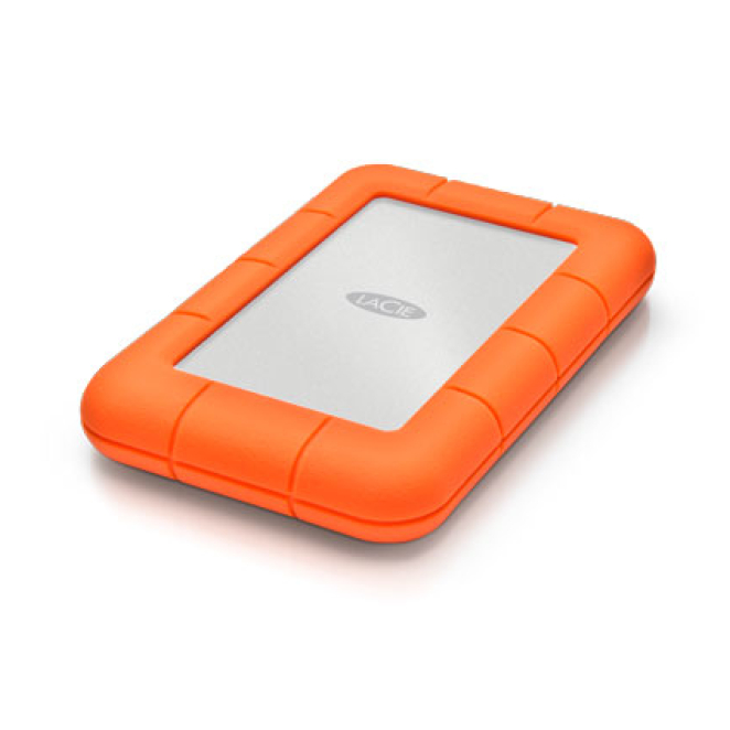 LaCie Rugged Mini disco duro externo 1 TB 5400 RPM 2.5″ Micro-USB B 3.2 Gen 1 (3.1 Gen 1) Naranja, Plata 5 LaCie Rugged Mini durable y seguro