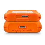 LaCie Rugged Mini disco duro externo de 4 TB con velocidad de 5400 RPM, micro-USB B 3.2 Gen 1, color naranja, SKU 9000633