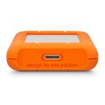 LaCie Rugged Mini disco duro externo de 4 TB con velocidad de 5400 RPM, micro-USB B 3.2 Gen 1, color naranja, SKU 9000633