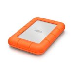 LaCie Rugged Mini disco duro externo de 4 TB con velocidad de 5400 RPM, micro-USB B 3.2 Gen 1, color naranja, SKU 9000633