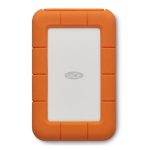 LaCie Rugged USB-C disco duro externo de 5 TB, USB Tipo C 3.2 Gen 1, en colores gris y amarillo. SKU: STFR5000800