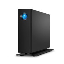 Imagen del disco duro externo LaCie d2 Professional con capacidad de 4 TB, velocidad de 7200 RPM, USB Tipo C 3.2 Gen 1 (3.1 Gen 1), color negro, SKU STHA4000800.