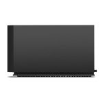 Imagen del disco duro externo LaCie d2 Professional con 8 TB de capacidad, conector USB Tipo C 3.2 Gen 1, velocidad de 7200 RPM y color negro. SKU: STHA8000800