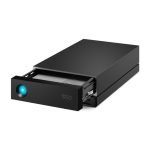 LaCie 1big Dock disco duro externo en negro con 18 TB, 7200 RPM y conexiones USB Type-A / USB Type-C. SKU: STHS18000800
