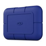Imagen del disco duro SSD LaCie Rugged Pro con Thunderbolt, 4 TB de capacidad, color azul, modelo STNA4000400