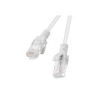 Imagen del cable de red Lanberg de 5 metros, color gris, categoría Cat5e U/UTP con SKU PCU5-10CC-0500-S