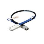 Cable QSFP Lenovo Mellanox de 3 metros, negro y azul, SKU 00KF006. Conexión pasiva DAC para fibra óptica e InfiniBand.