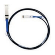 Cable de fibra óptica e InfiniBand Lenovo 3m Mellanox QSFP híbrido a SFP+, colores negro y azul, SKU 00KF013