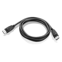 Cable Lenovo DisplayPort de 1,8 metros en color negro, SKU 0A36537. Ideal para conectividad de alta definición.