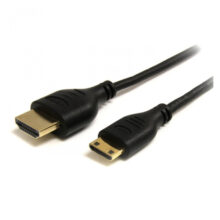 Cable Lenovo Mini HDMI a HDMI de 2 metros en color negro, compatible con HDMI tipo A y HDMI Type C. SKU: 0B33318
