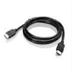 Cable DVI Lenovo de 2.0 metros en color negro con conector DVI-D y SKU 0B47071