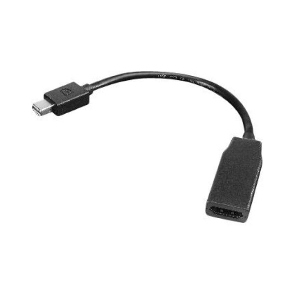 Adaptador de cable de vídeo Lenovo con longitud de 0,2 metros, Mini DisplayPort a HDMI, color negro, SKU: 0B47089