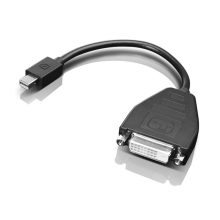 Adaptador de cable de vídeo Lenovo modelo 0B47090, con conector Mini-DisplayPort a DVI, longitud de 0,2 metros, color negro.