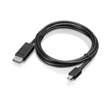 Cable Lenovo DisplayPort de 2 metros con mini DisplayPort en color negro SKU 0B47091