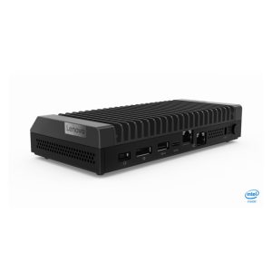 Ordenador mini PC de sobremesa Lenovo ThinkCentre M90n-1 Nano, con procesador Intel Core i3-8145U, 4GB de RAM DDR4, disco SSD de 128GB y sistema operativo Windows 10 Pro. SKU: 11AH000WSP