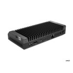 Lenovo ThinkCentre M75n Mini PC con AMD Athlon Silver 3050e, 4 GB DDR4-SDRAM, 128 GB SSD y Windows 10 IoT Enterprise, en color negro. SKU 11BW000ASP