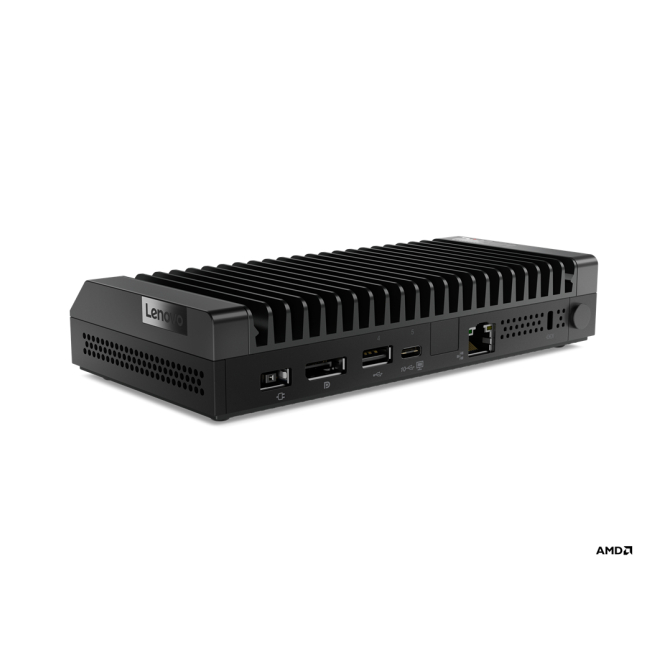 Lenovo ThinkCentre M75n Mini PC con AMD Athlon, SSD 128 GB Lenovo ThinkCentre M75n Mini PC con AMD Athlon Silver 3050e, 4 GB DDR4-SDRAM, 128 GB SSD y Windows 10 IoT Enterprise, en color negro. SKU 11BW000ASP