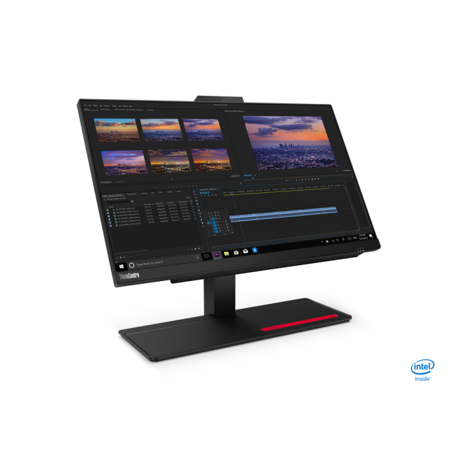 Lenovo ThinkCentre M90a, ordenador todo en uno con Intel Core i5 y pantalla de 23.8 pulgadas Imagen del Lenovo ThinkCentre M90a, ordenador todo en uno con procesador Intel Core i5-10500, pantalla de 23.8 pulgadas Full HD, 8 GB de RAM, SSD de 256 GB y Windows 10 Pro. SKU 11CD004LSP.