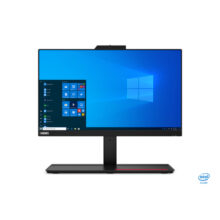 Ordenador todo en uno Lenovo ThinkCentre M70a con procesador Intel Core i5-10400, pantalla táctil de 21.5 pulgadas FHD, 8 GB de RAM DDR4, SSD de 256 GB y Windows 10 Pro. SKU: 11CK003ASP
