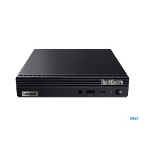 Lenovo ThinkCentre M60e Mini PC con procesador Intel Core i3-1005G1, 8 GB de memoria DDR4-SDRAM, 256 GB de almacenamiento SSD y Windows 10 Pro en color negro. SKU: 11LV0048SP