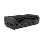 Lenovo ThinkEdge SE30 Mini PC equipado con procesador Intel Core i3-1115GRE, 8 GB de RAM DDR4-SDRAM, 256 GB SSD, y Windows 10 IoT Enterprise 2019 LTSC en color negro. SKU 11NA001MPB