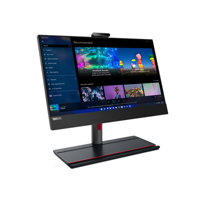 Lenovo ThinkCentre M90a Intel® Core™ i5 i5-12500 60,5 cm (23.8″) 1920 x 1080 Pixeles PC todo en uno 16 GB DDR4-SDRAM 512 GB SSD Windows 11 Pro Wi-Fi 6E (802.11ax) Negro 1 Lenovo ThinkCentre M90a Frontal Vista