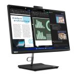 Lenovo ThinkCentre neo 30a, ordenador todo en uno con Intel Core i5-1235U, pantalla de 23.8 pulgadas Full HD, 8 GB de RAM, 256 GB SSD, Windows 11 Pro, Wi-Fi 6, color negro. SKU: 12CE003PSP