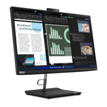 Lenovo ThinkCentre neo 30a, ordenador todo en uno con Intel Core i5-1235U, pantalla de 23.8 pulgadas Full HD, 8 GB de RAM, 256 GB SSD, Windows 11 Pro, Wi-Fi 6, color negro. SKU: 12CE003PSP
