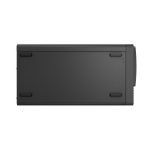 Vista frontal del Lenovo ThinkCentre neo 50t Gen 4 Torre PC en color negro con procesador Intel Core i5-12400, 8 GB DDR4-SDRAM, 512 GB SSD y sistema operativo Windows 11 Pro, SKU 12JB003EPB