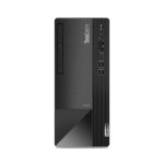 PC de sobremesa Lenovo ThinkCentre Neo 50t Gen 4 en color negro, equipado con procesador Intel Core i7-13700, 8 GB de memoria DDR4-SDRAM, almacenamiento SSD de 512 GB y sistema operativo Windows 11 Pro. SKU: 12JB003FPB