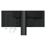 Monitor Lenovo ThinkCentre Tiny-In-One 24 Gen 5, LED de 23.8 pulgadas, resolución 1920 x 1080, pantalla táctil, negro, SKU 12NBGAR1EU