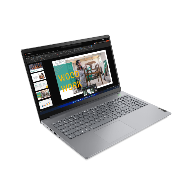 Lenovo ThinkBook 15 G4 IAP Intel® Core™ i5 i5-1235U Portátil 39,6 cm (15.6″) Full HD 8 GB DDR4-SDRAM 256 GB SSD Wi-Fi 6 (802.11ax) Windows 11 Pro Español Gris 2 Lenovo ThinkBook 15 G4 IAP perspectiva lateral