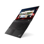 Portátil Lenovo ThinkPad T16 Gen 2 con procesador Intel Core i7-1355U, pantalla de 16 pulgadas WUXGA, 32 GB de RAM DDR5, SSD de 1 TB y Wi-Fi 6E, en color negro. SKU: 21HH004USP