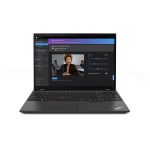 Portátil Lenovo ThinkPad T16 Gen 2 (Intel) con procesador Intel® Core™ i7-1355U, 16 GB de RAM DDR5-SDRAM, 512 GB SSD, pantalla WUXGA de 40,6 cm (16 pulgadas), Wi-Fi 6E y Windows 11 Pro en negro. SKU: 21HH0066SP