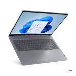 Portátil Lenovo ThinkBook 16 G6 ABP con AMD Ryzen 7 7730U, pantalla de 16 pulgadas WUXGA, 16 GB de RAM, 512 GB SSD, Wi-Fi 6, Windows 11 Pro en inglés, color gris. SKU 21KK002FPB.