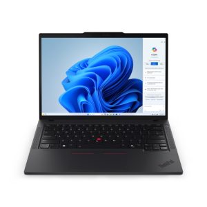 Portátil Lenovo ThinkPad T14 Gen 5 con procesador Intel Core Ultra 5, pantalla de 14 pulgadas WUXGA, 16 GB DDR5-SDRAM, 512 GB SSD, Wi-Fi 6E, Windows 11 Pro, en color negro, SKU 21ML0025PB.