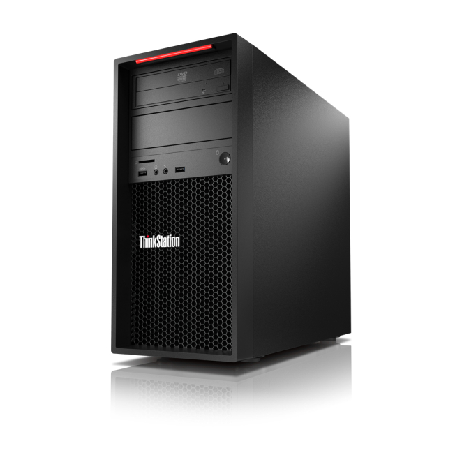 Lenovo ThinkStation P520c Torre con Intel Xeon W-2225 y NVIDIA Quadro P2200 Imagen del Lenovo ThinkStation P520c torre, con procesador Intel Xeon W-2225, 16 GB de RAM DDR4-SDRAM, SSD de 512 GB, tarjeta gráfica NVIDIA Quadro P2200 y sistema operativo Windows 10 Pro para Workstations. SKU: 30BX00BMSP.