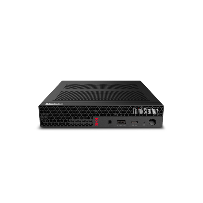 Lenovo ThinkStation P340 con procesador Intel Core i9-10900T y 32 GB de RAM Lenovo ThinkStation P340 Mini PC, procesador Intel Core i9-10900T, 32 GB DDR4-SDRAM, 1 TB SSD, NVIDIA Quadro P1000, Windows 10 Pro, SKU 30DF003XSP, Puesto de trabajo Negro