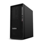 Ordenador de sobremesa Lenovo ThinkStation P2 Tower con procesador Intel Core i9, 32GB de RAM DDR5, 1TB SSD, tarjeta gráfica NVIDIA GeForce RTX 4060 y sistema operativo Windows 11 Pro en color negro. SKU: 30FR0066SP