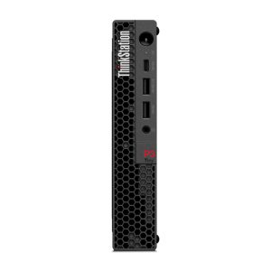 Lenovo ThinkStation P3 Tiny Mini PC con procesador Intel Core i5-14600, 16GB de RAM DDR5, 512GB SSD, NVIDIA RTX A400, Windows 11 Pro, SKU 30H0009YGE
