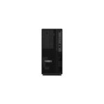 Vista frontal del Lenovo ThinkStation P2 Tower Gen 2, equipado con Intel Core Ultra 7, 32 GB de RAM DDR5, SSD de 1 TB, tarjeta gráfica NVIDIA GeForce RTX 5060 y sistema operativo Windows 11 Pro. SKU: 30JQ003QSP
