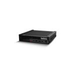 Vista frontal del Lenovo ThinkStation P3 Tiny Gen 2, Intel Core Ultra 7, 32 GB DDR5-SDRAM, 1 TB SSD, NVIDIA RTX A1000, Windows 11 Pro, SKU 30K5002XSP