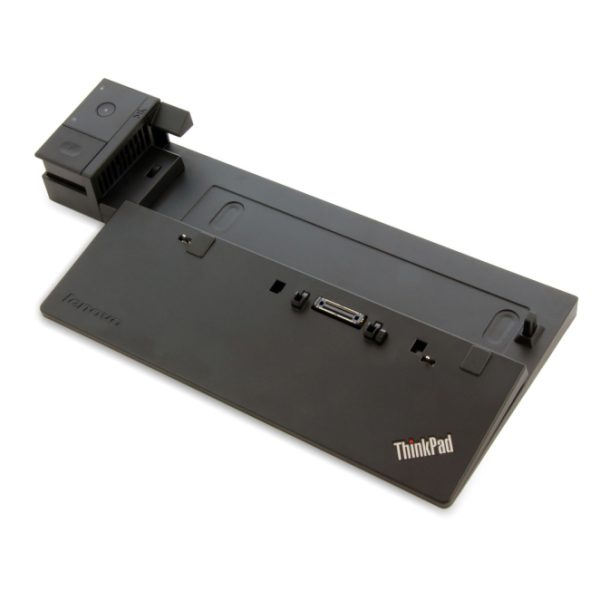 Imagen del Lenovo Pro Dock con acoplamiento, color negro, SKU 40A10065EU. Accesorio para portátiles de alta compatibilidad.