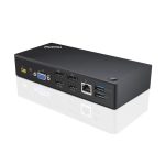 Lenovo 40A90090EU base para portátil con replicador de puertos alámbrico USB 3.2 Gen 1 Type-C en color negro