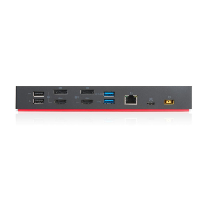 Lenovo 40AF0135UK base para portátil y replicador de puertos Alámbrico USB 3.2 Gen 1 (3.1 Gen 1) Type-C Negro 2 Lenovo 40AF0135UK replicador de puertos múltiples