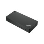 Acople Lenovo ThinkPad Universal USB-C Dock negro, alámbrico, compatible con USB 3.2 Gen 1 y tipo C, SKU 40AY0090EU