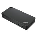 Imagen del Lenovo ThinkPad Universal Thunderbolt 4 Smart Dock alámbrico en color negro, SKU 40B10135EU. Accesorio para portátiles.