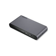 Base para portátil y replicador de puertos Lenovo con 2 USB 3.2 Gen 2 Type-C, modelo 40B30090EU, en color gris