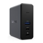 Imagen del Lenovo X9 Charging GaN Dock alámbrico USB 3.2 Gen 2 Type-C en color gris, SKU 40BD0065EU